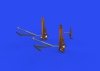 Eduard 6481022 B-17F undercarriage legs BRONZE EDUARD 1/48