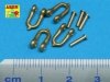Aber R-11 Early model Shackle for Pz.Kpfw.VI Tiger Ausf.B x4pcs (1:35)
