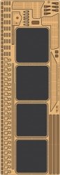 Pontos 35011WD1 USS CVL-22 Independence Wooden Deck set Type 1 (1:350)