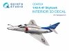 Quinta Studio QD48524 A-4F 3D-Printed & coloured Interior on decal paper (Hasegawa/Hobby2000) 1/48