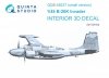 Quinta Studio QDS-48237 B-26K 3D-Printed & coloured Interior on decal paper (ICM) (Small version) 1/48