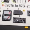 KELIK K32016 JUNKERS JU 87 D/G STUKA - INTERIOR 3D DECAL FOR TRUMPETER KIT 1/32
