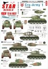 Star Decals 72-A1037 CRO-ARMY # 1. Domovinski Rat / Homeland War 1991-95 1/72