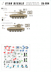 Star Decals 35-884 Israeli AFVs 3 M1 Sherman + AMX 13/75 1/35