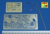 Aber 16010 Driver`s hatch details for Tiger I, Ausf.E (1:16)
