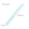 Modelcraft PTW5350 Straight Tip Stainless Steel Tweezers (175mm)