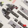 KELIK K48041 F-5B FREEDOM FIGHTER INTERIOR 3D DECALS FOR KINETIC KIT 1/48