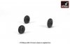 Armory Models AW72051 Mikoyan MiG-19 Farmer wheels w/ weighted tires 1/72