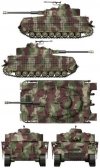 Border Model BD0036 Pz.Kpfw.IV Ausf.J Late Production Masks for Border Model BT-008 1/35