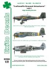 Exito ED72004 DECALS Luftwaffe Ground Attackers vol.1 - Ju 87 D-3, Hs 129, Fw 190F-8 1/72