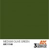 AK Interactive AK11148 MEDIUM OLIVE GREEN – STANDARD 17ml