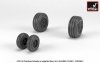 Armory Models AW32308 F-4 Phantom-II wheels w/ weighted tires, late 1/32