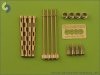 Master AM-24-001 British Mk 2 Browning .303 caliber (7,7mm) (4pcs) (1:24)