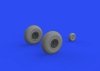 Eduard 648642 B-17 wheels cross tread HK Models 1/48