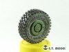 E.T. Model ER35-063 Modern U.S. MK.23 MTVR Cargo Truck Weighted Road Wheels For TRUMPETER 1/35