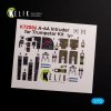 KELIK K72086 A-6A Intruder interior 3D decals for Trumpeter kit 1/72