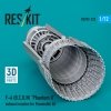 RESKIT RSU72-0233 F-4 (B, C, D, N) Phantom II exhaust nozzles for Finemolds kit (3D Printed) 1/72