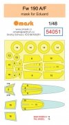 Omask 54051 Fw 190 A/F mask (for Eduard) 1/48