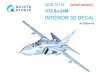 Quinta Studio QDS-72116 Su-24M 3D-Printed coloured Interior on decal paper (Zvezda) (small version) 1/72