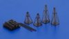 Omask 104815 Jack stand set Luftwaffe 3D print 1/48