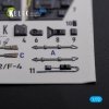 KELIK K72123 BF109-F2/F4 interior 3D decals for Fine Molds kit 1/72