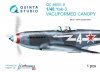 Quinta Studio QC48001-S Yak-3 vacuformed clear canopy 1 pcs (for 4814 Zvezda kit) 1/48