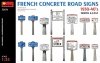 Miniart 35674 French Concrete Road Signs 1930-40’s. North & East 1/35