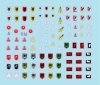 Star Decals 72-A1116 StuG-Abt #1 Generic insignia and unit markings for the Sturmgeschûtz units. StuG-Abt 177. 182, 185, 186, 190, 191, 197 1/72