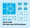 Trumpeter 06730 PLA Navy Type 052C Destroyer 1/700