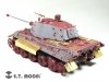 E.T. Model EA35-121 WWII German King Tiger Fender & Side Skirts For Meng Kit 1/35