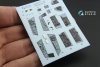 Quinta Studio QD48178 F-14A 3D-Printed & coloured Interior on decal paper (for Hasegawa kit) 1/48
