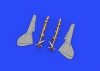 Eduard 648942 Fw 190A-7 undercarriage legs BRONZE Eduard 1/48