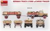 MiniArt 38023 GERMAN TRUCK L1500S w/CARGO TRAILER 1/35