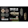 AK Interactive RCS130 US Army Modern AFV Colors 4x17ml
