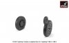 Armory Models AW32402 EE Lightning wheels w/ weighted tires, late 1/32