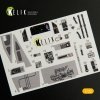 KELIK K32009 F-35C INTERIOR 3D DECALS FOR TRUMPETER KIT 1/32