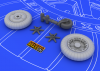 Eduard 648058 Bf 109E wheels 1/48 (EDUARD)