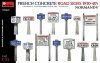 MiniArt 35669 FRENCH CONCRETE ROAD SIGNS 1930-40’S. NORMANDY 1/35