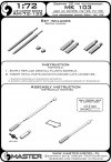 Master AM-72-135 Lufy niemieckiego działka MK 103 (30mm) – używane w samolotach Do-335, Hs-129 i innych (1:72)