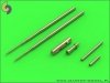 Master AM-72-071 MiG-17A/P/F (Fresco A, B, C) - 37mm and 23mm gun barrels set & Pitot Tubes