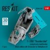 RESKIT RSU48-0349 F-105D Thunderchief cockpit early modification (Basic edition with 3D decals) for HobbyBoss kit (3D Printed) 1/48