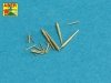 Aber 1:700L-34 Set of Barrels for Narvic classe destroyers type 1936A: 150mm x 5; 37mm x 8; 37mm(M42) x 10; 1/700