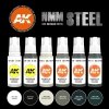 AK INTERACTIVE AK11601 3G Non Metallic Metal Steel  6x18 ml