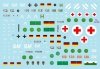 Star Decals 72-A1100 ISAF-Afghanistan # 1. GECON - Peacekeepers from Germany. Wiesel I MK 20, Fuchs APC, Fuchs NBC, Fuchs Sanität vehicle. 1/72