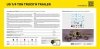 Heller 57105 STARTER KIT US 1/4 TON TRUCK 'N TRAILER 1/35