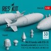 RESKIT RS48-0494 Mk.83 bombs with BSU-35 thermally protected (4 pcs) (3D printed) 1/48