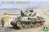 Takom 2195W M4A1(76w)HVSS + M1 Super Sherman + US Army Tank Crewman - Limited Edition Sherman² Box 1/35