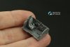Quinta Studio QD72153 P-47D Thunderbolt Bubbletop 3D-Printed coloured Interior on decal paper (Tamiya) 1/72