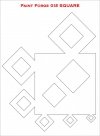 Paint Forge PFST015L STENCIL - SQUARE