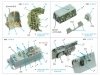 Quinta Studio QD32238 Mitsubishi J2M3/5/6 Raiden 3D-Printed coloured Interior on decal paper (Hasegawa) 1/32